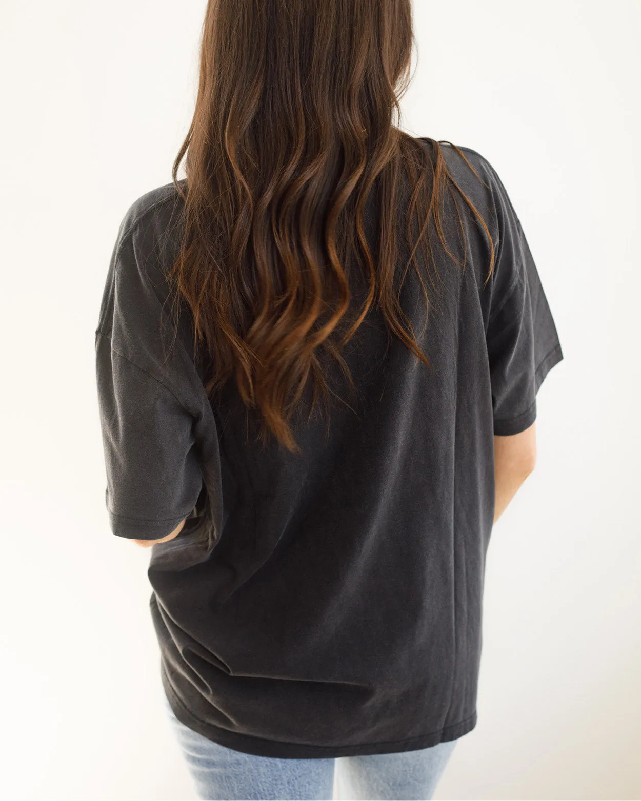 2024 Gameday Social Black Oversized Tee USD