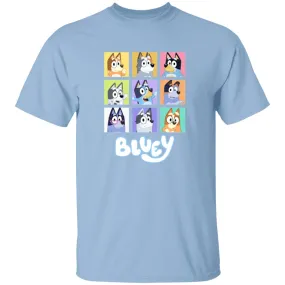 220218201 Bluey T Shirt, Bluey Family Shirts, Bluey Birthday Tshirt, Bluey Family Matching Shirt 220218201 G500B Youth 5.3 oz 100% Cotton T-Shirt