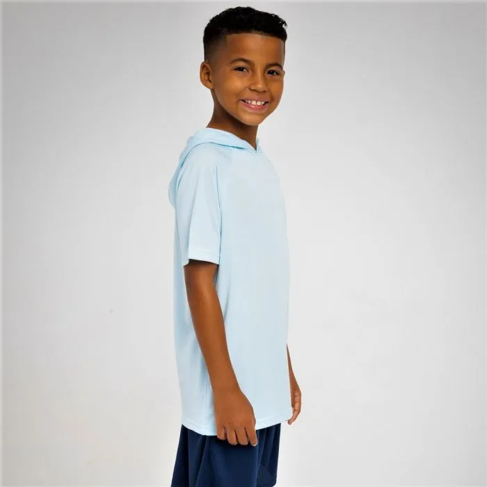 A4 NB3408 Youth Cooling Performance Short Sleeve Hooded Tee