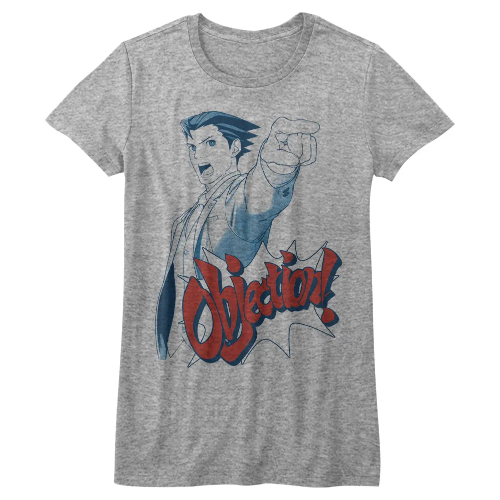 Ace Attorney Objection! Juniors T-Shirt