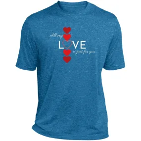All My Love Is Just for You -- CLOSEOUT -- Heather Performance Tee
