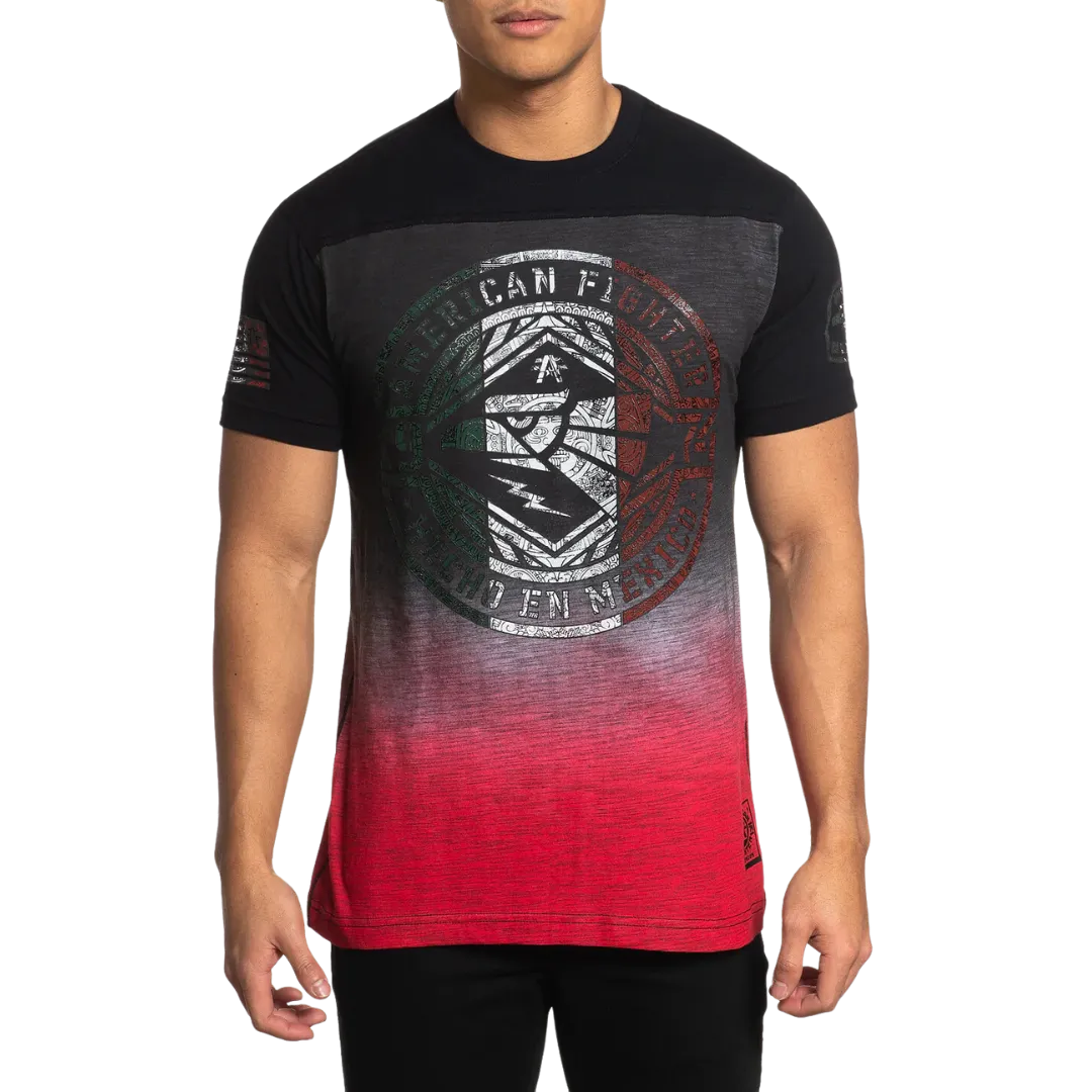 American Fighter Men's Red and Black Del Rio T-Shirt