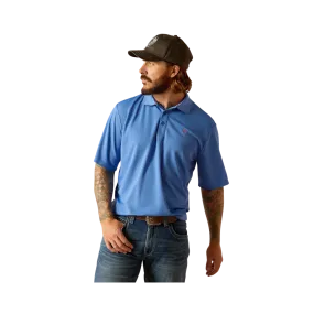 Ariat Men's Tek Seascape Blue Polo Shirt