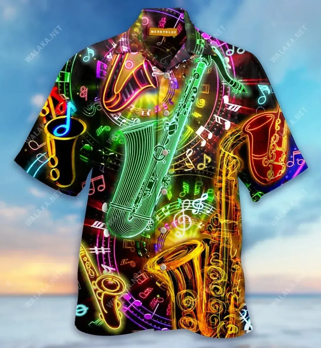 Ashore Shop Music Cuban Collar Summer Men's Clothing Casual Short Sleeves Fashion Loose Tops T 3d Printed Shirts Men's Hawaiian Shirts