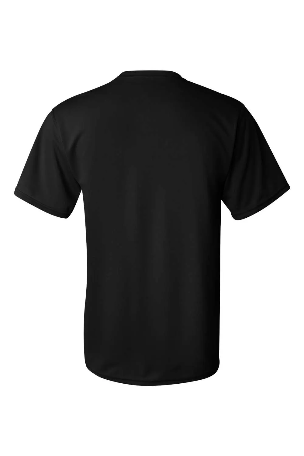 Augusta Sportswear Mens Moisture Wicking Short Sleeve Crewneck T-Shirt - Black