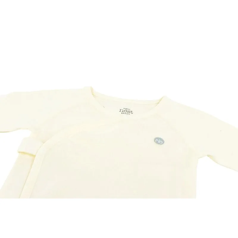 Basics Organic Cotton Ribbed Kimono T-Shirt - 3 Pack