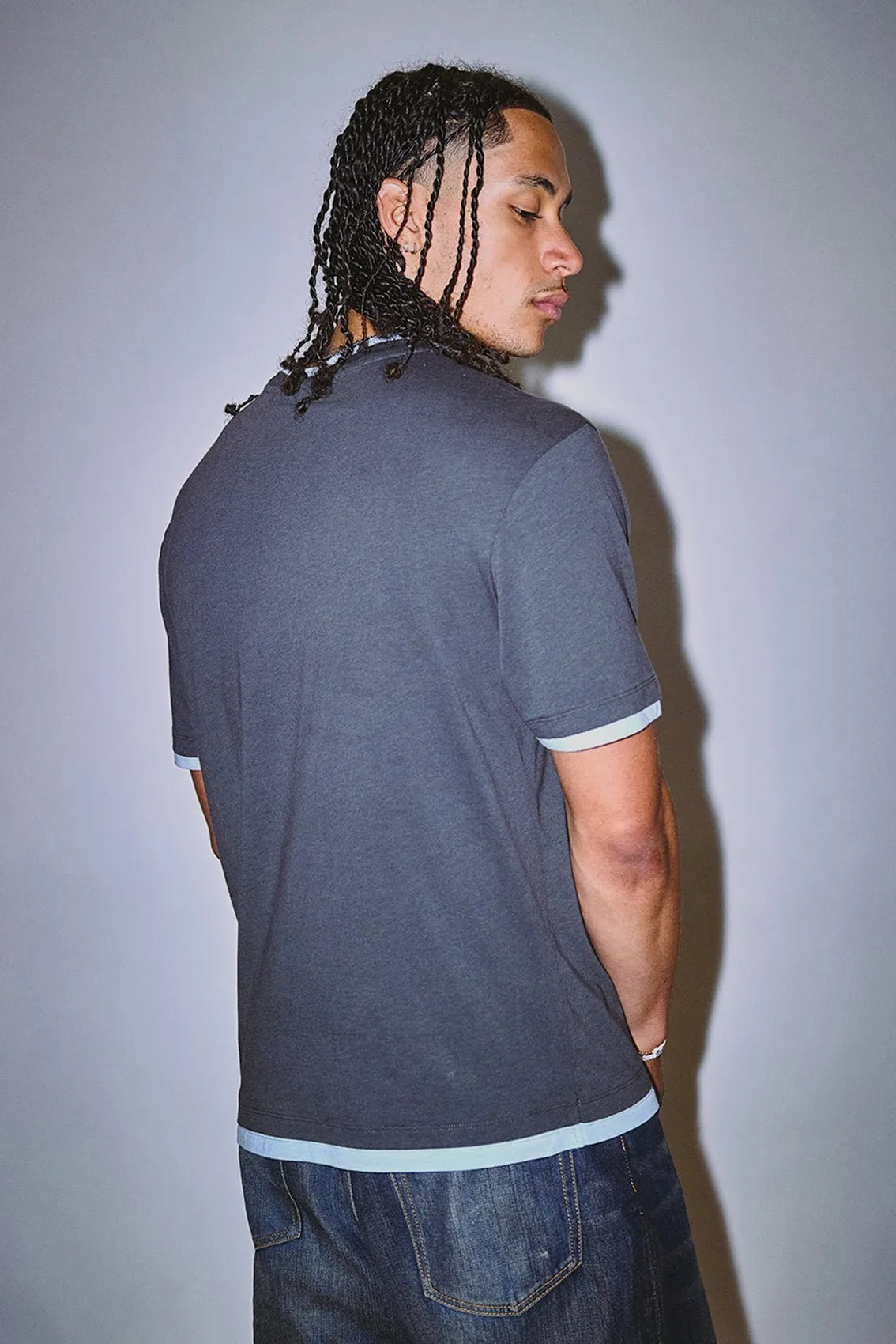 Bevan Short Sleeve Crew T-Shirt - Black