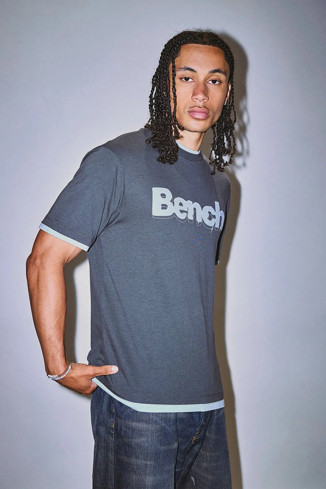 Bevan Short Sleeve Crew T-Shirt - Black