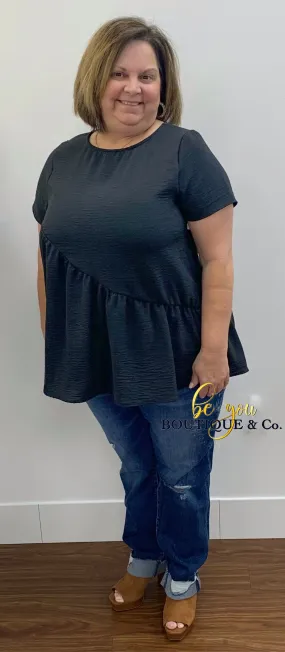 Black Cat Blouse