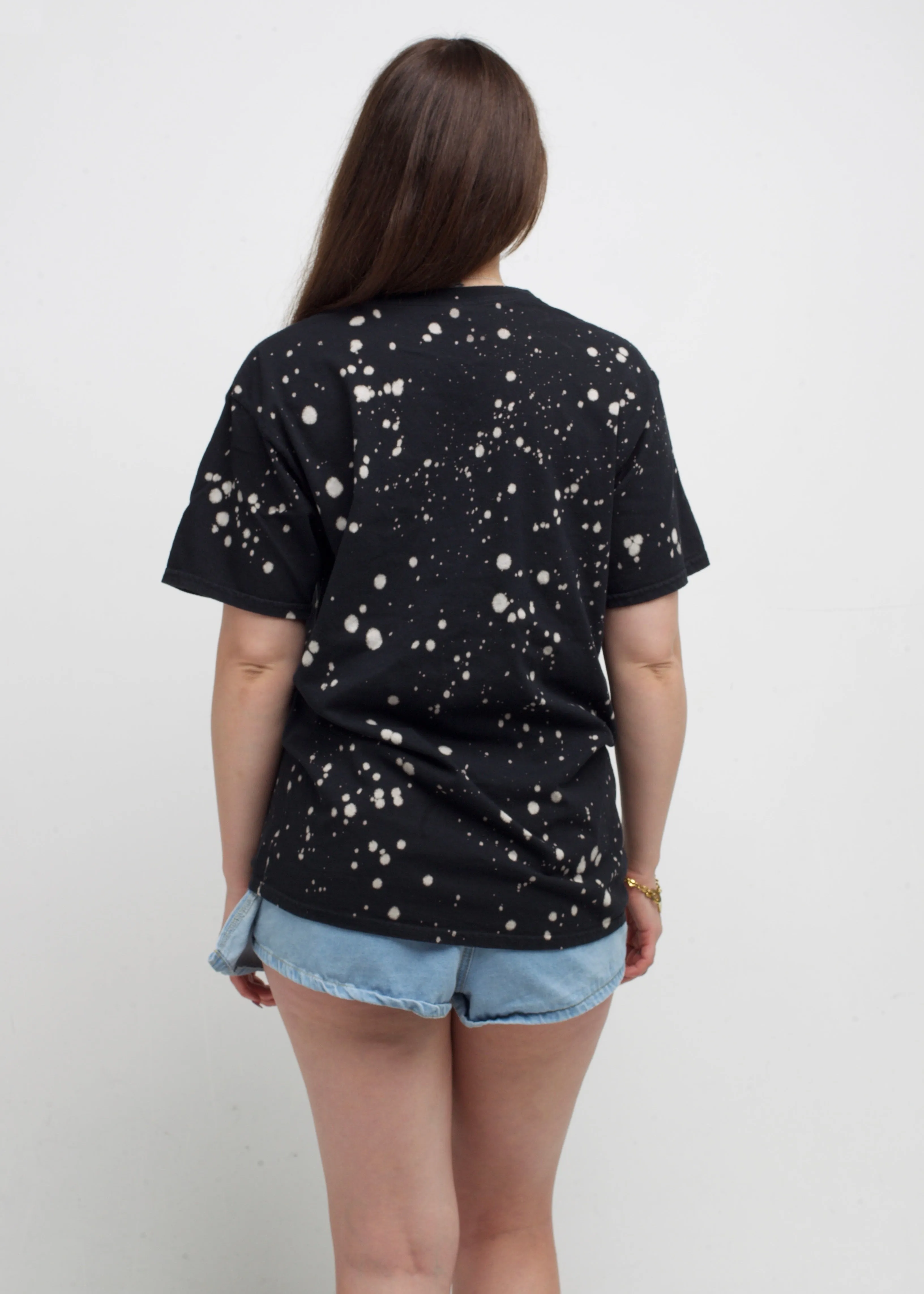 Black / Khaki Sprinkle Dye T-Shirt