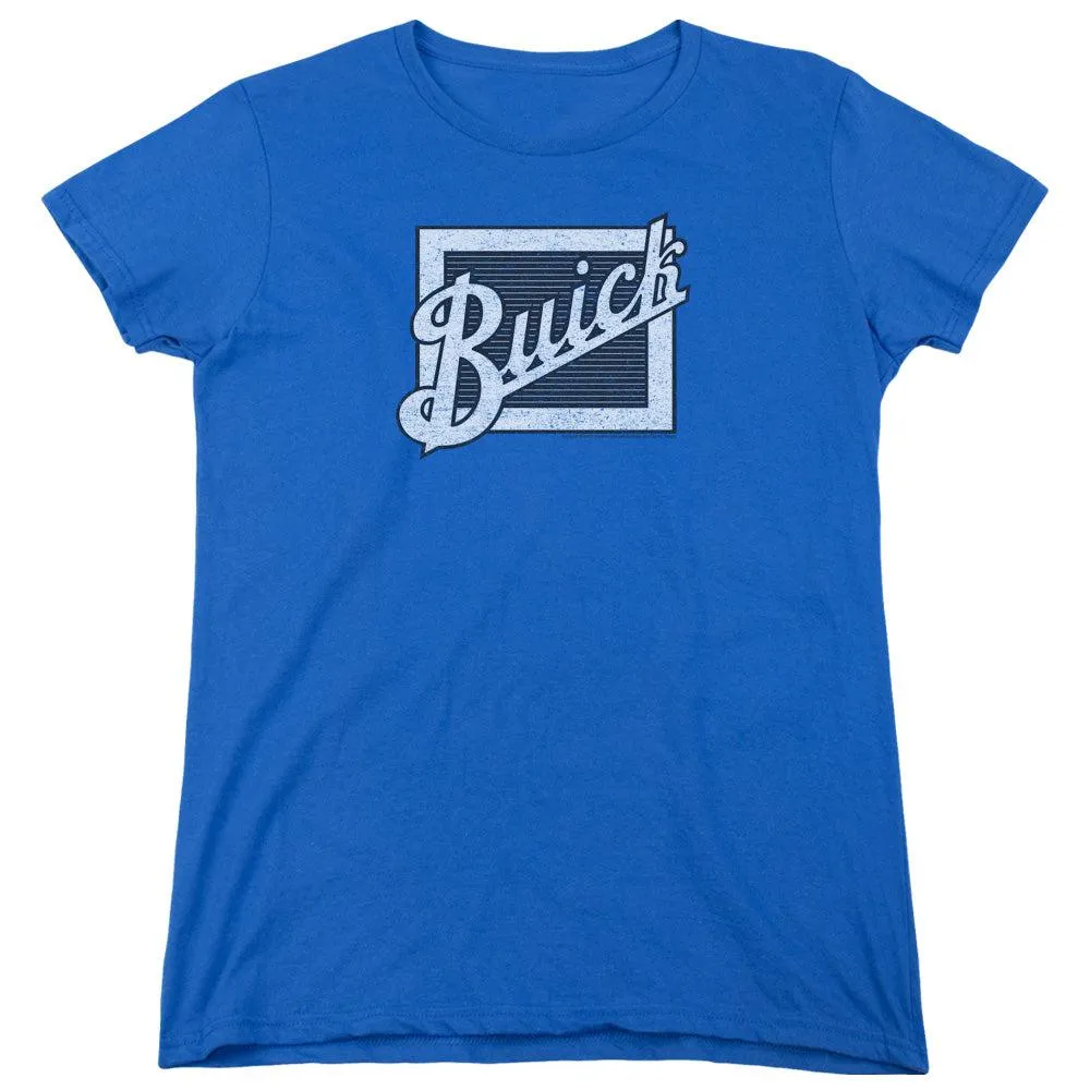 Buick Distressed Emblem Women's Short-Sleeve T-Shirt