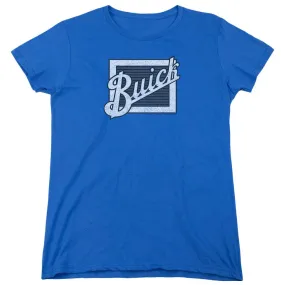 Buick Distressed Emblem Women's Short-Sleeve T-Shirt