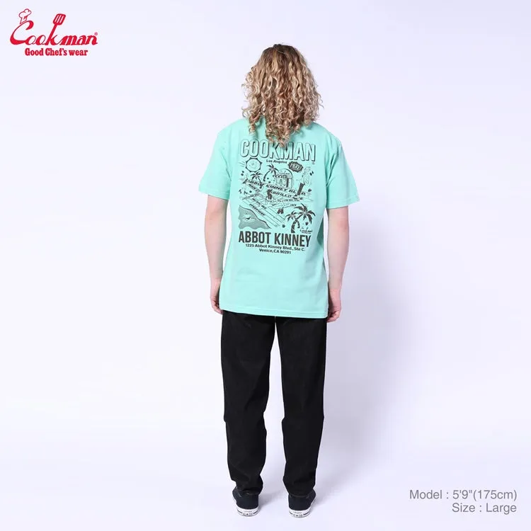 Cookman Tees - Abbot Kinney Street : Light Green