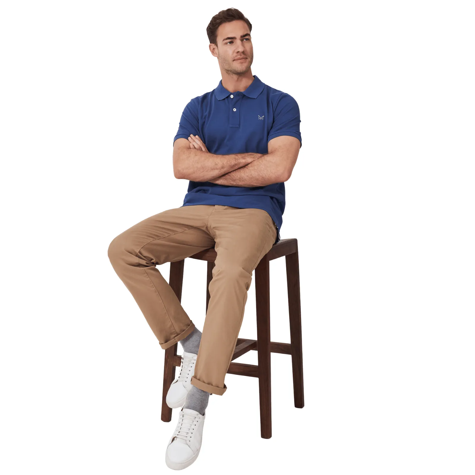 Crew Clothing Mens Classic Pique  Short Sleeve Polo Shirt