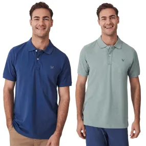 Crew Clothing Mens Classic Pique  Short Sleeve Polo Shirt