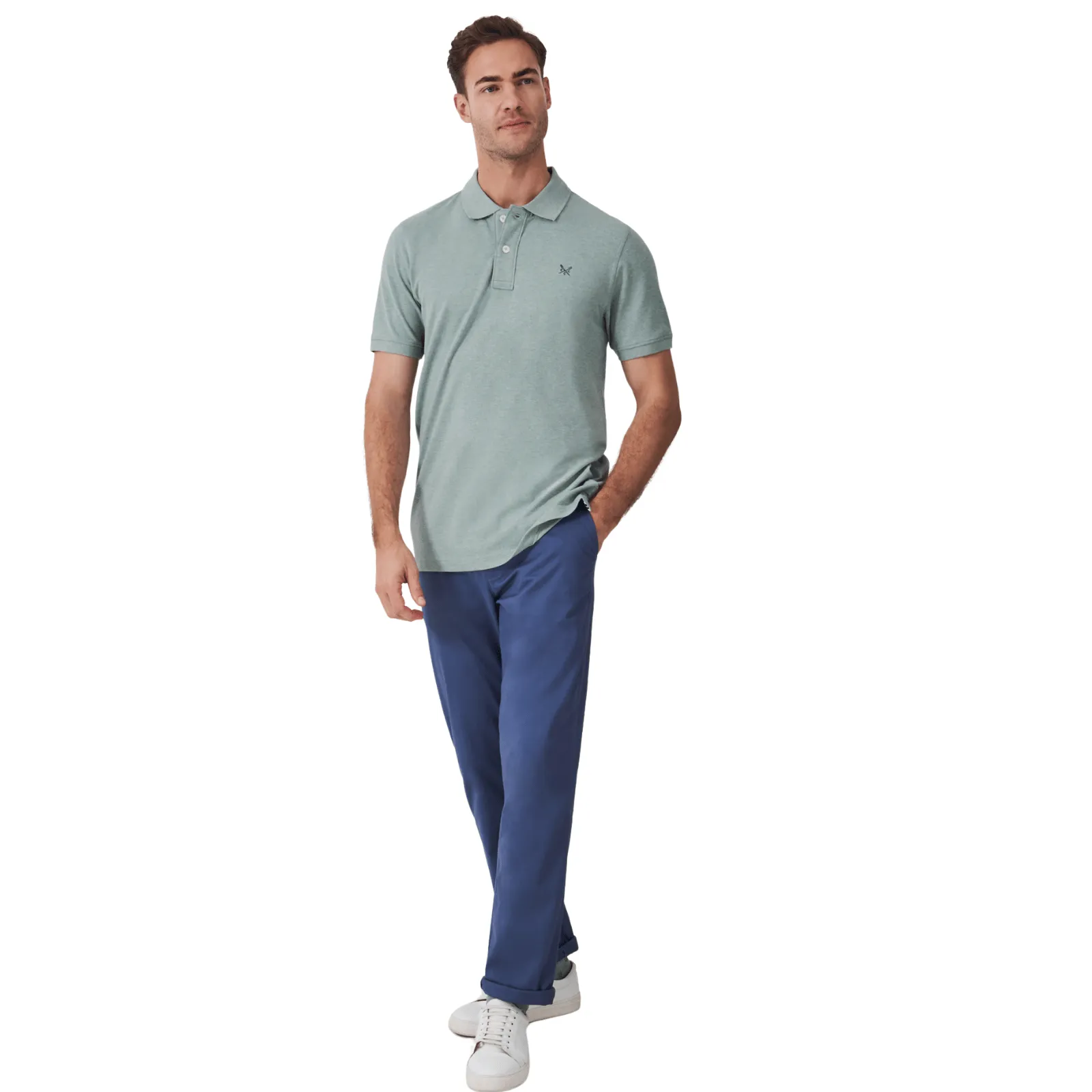 Crew Clothing Mens Classic Pique  Short Sleeve Polo Shirt