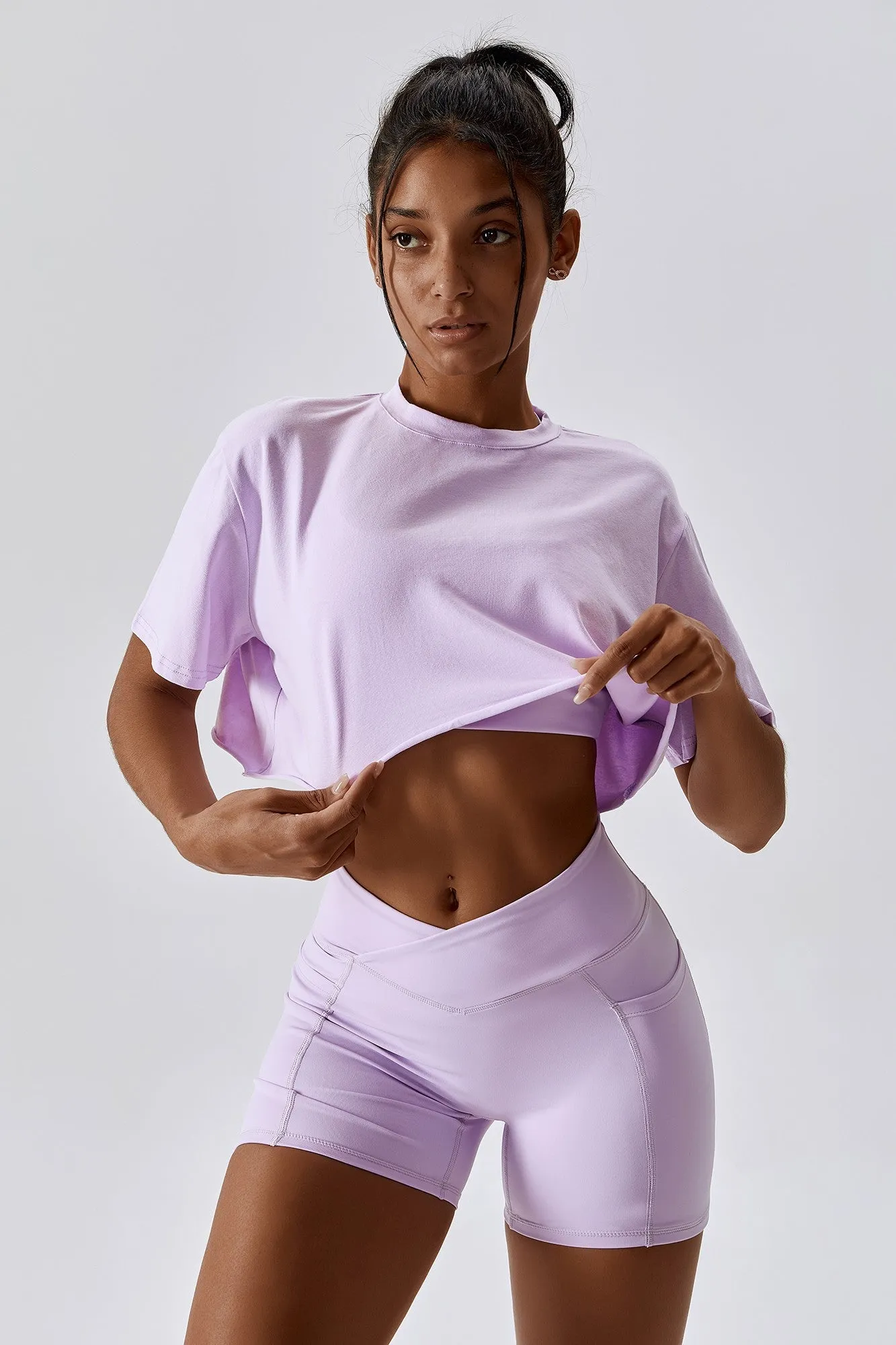 Cropped Oversized Fit T-Shirt