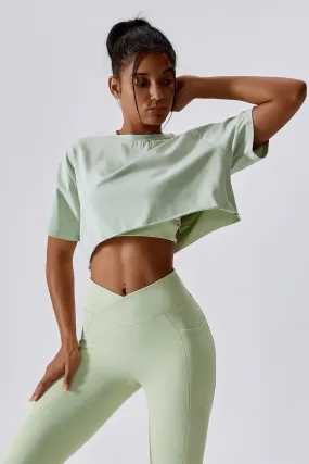 Cropped Oversized Fit T-Shirt