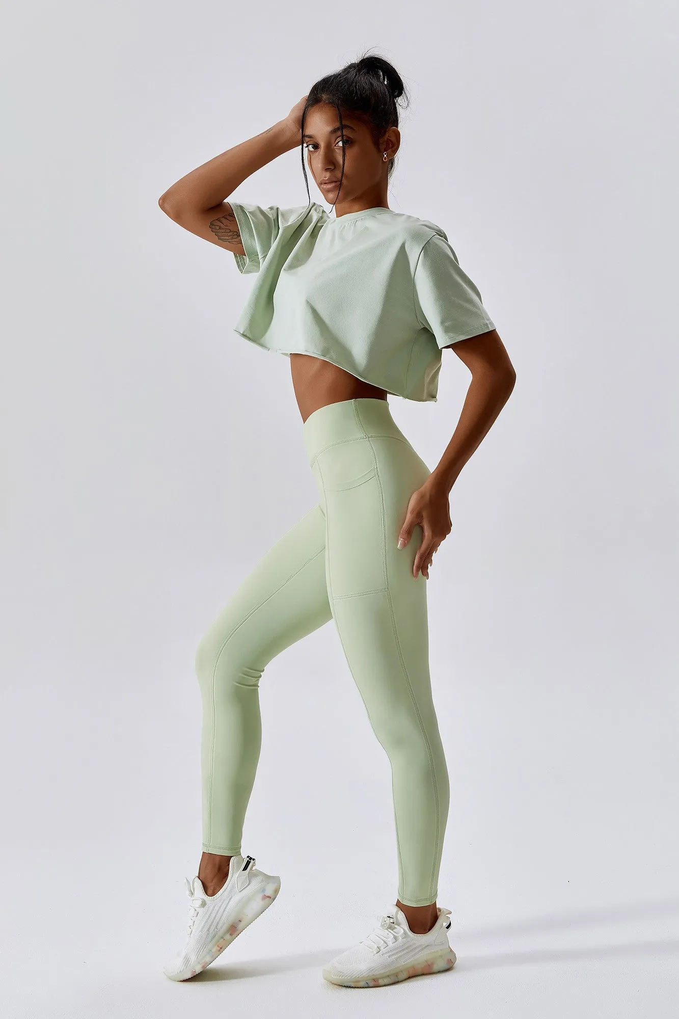 Cropped Oversized Fit T-Shirt