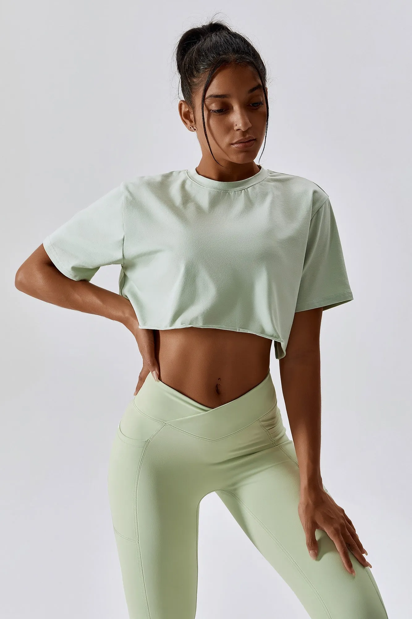 Cropped Oversized Fit T-Shirt