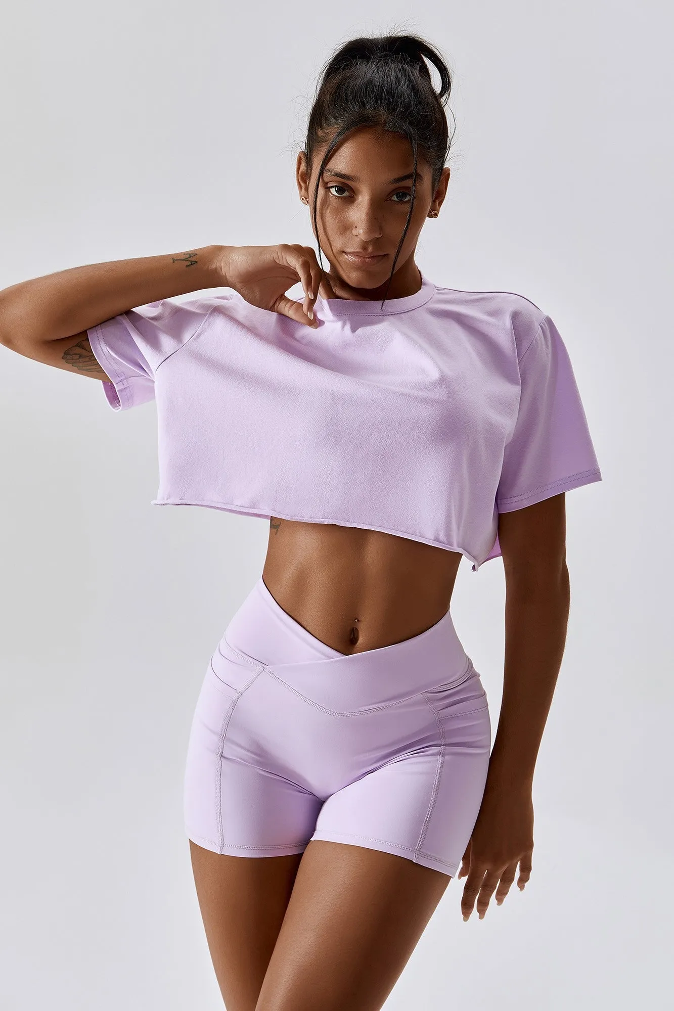 Cropped Oversized Fit T-Shirt