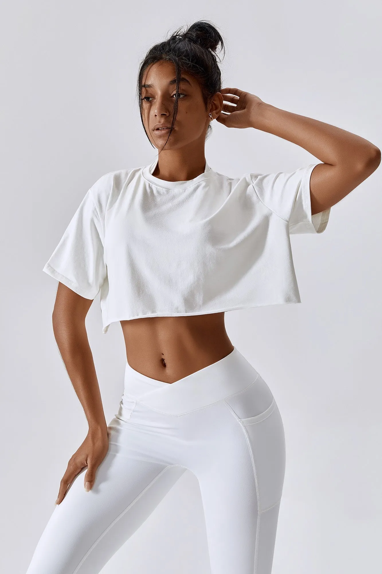 Cropped Oversized Fit T-Shirt