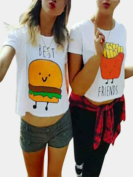 Custom Letter Short Sleeve T-Shirts