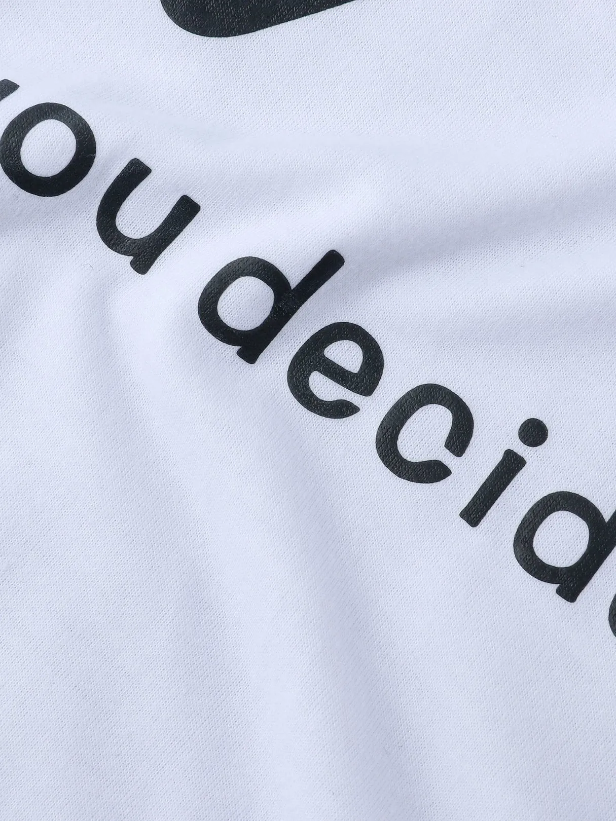 Custom Round Neck Letter Printed Short Sleeve T-Shirts