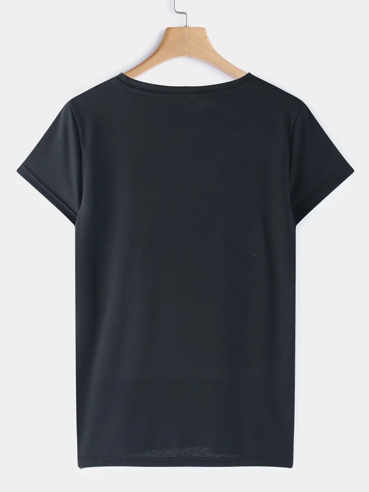 Custom Round Neck Letter Printed Short Sleeve T-Shirts