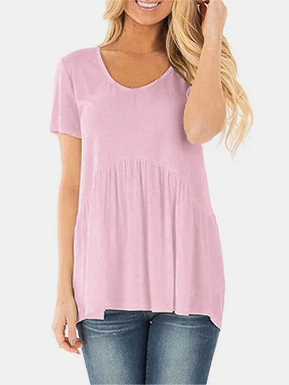 Custom V-Neck Short Sleeve T-Shirts