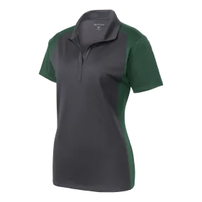 D1783W Ladies Colorblock Micropique Polo