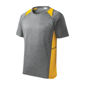 D1976M Mens Short Sleeve Colorblock Contender Tee