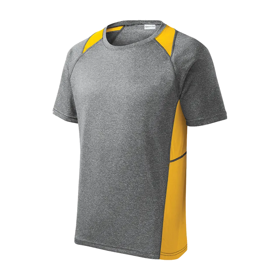 D1976M Mens Short Sleeve Colorblock Contender Tee
