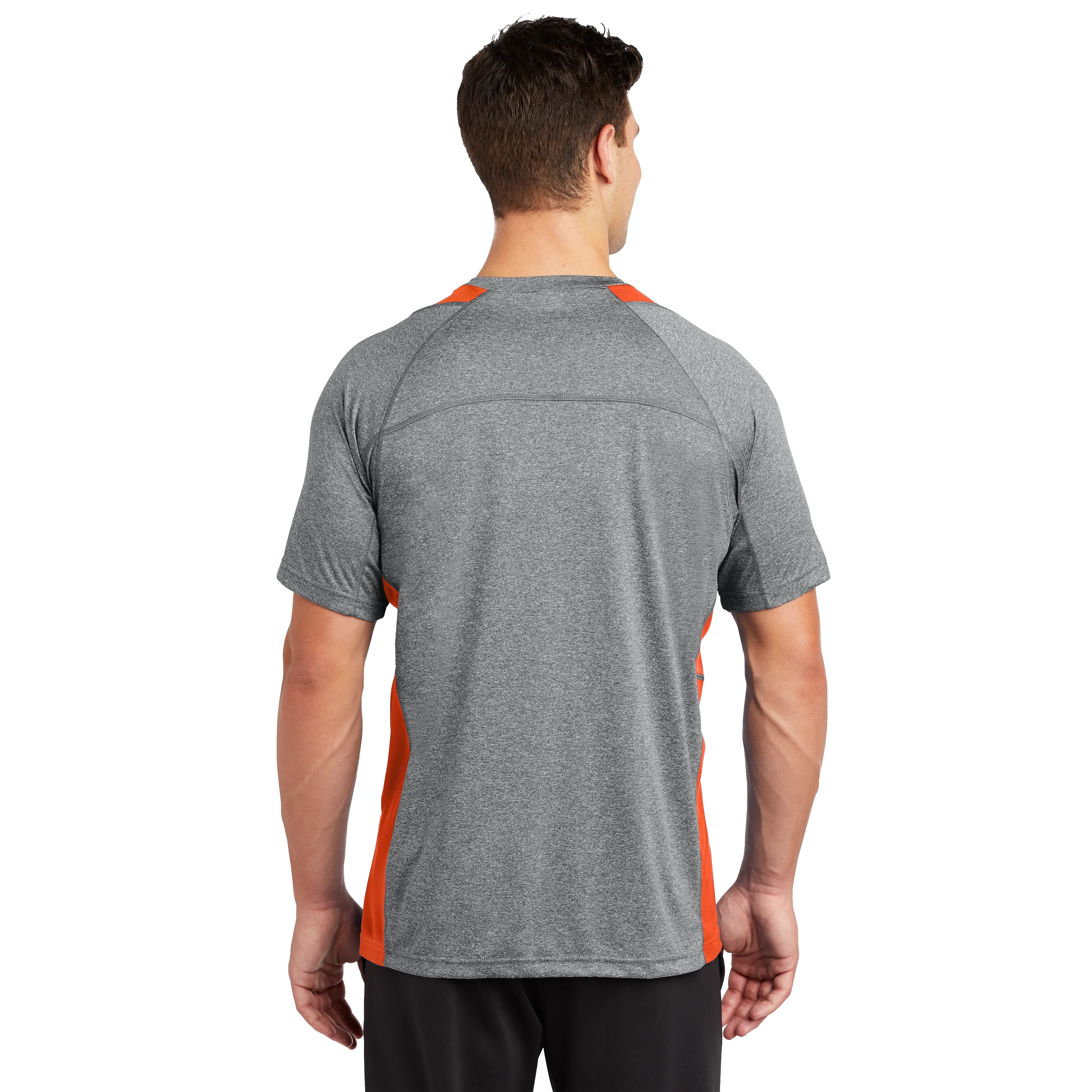 D1976M Mens Short Sleeve Colorblock Contender Tee