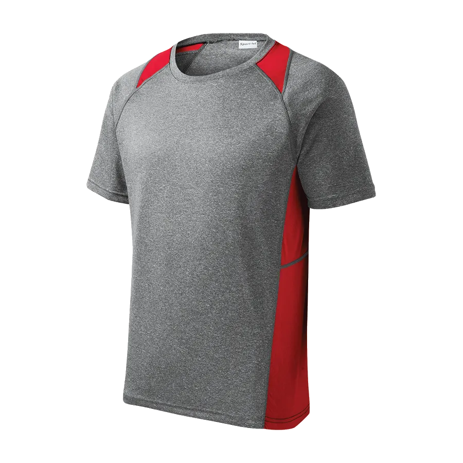 D1976M Mens Short Sleeve Colorblock Contender Tee