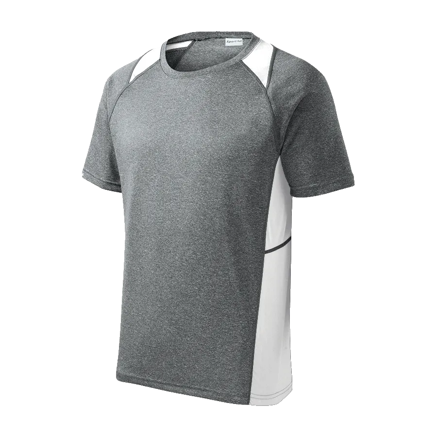D1976M Mens Short Sleeve Colorblock Contender Tee