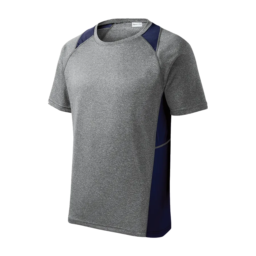 D1976M Mens Short Sleeve Colorblock Contender Tee