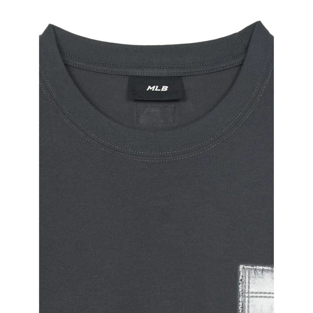 Denim-Like Monotive Pocket Oversized-Fit T-Shirt New York Yankees