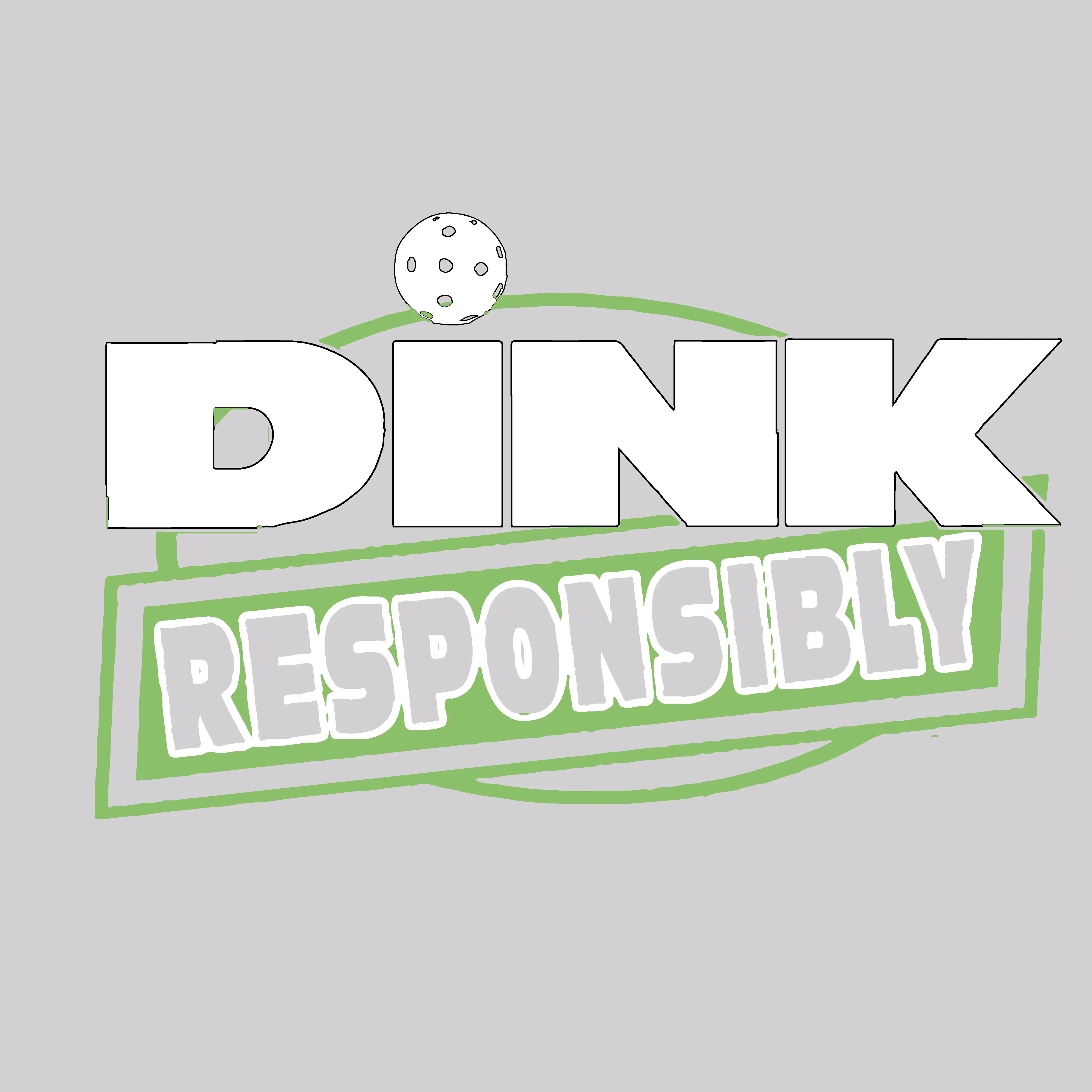 Dink Responsibly | Women's Short Sleeve V-Neck Pickleball Shirts | 100% Polyester