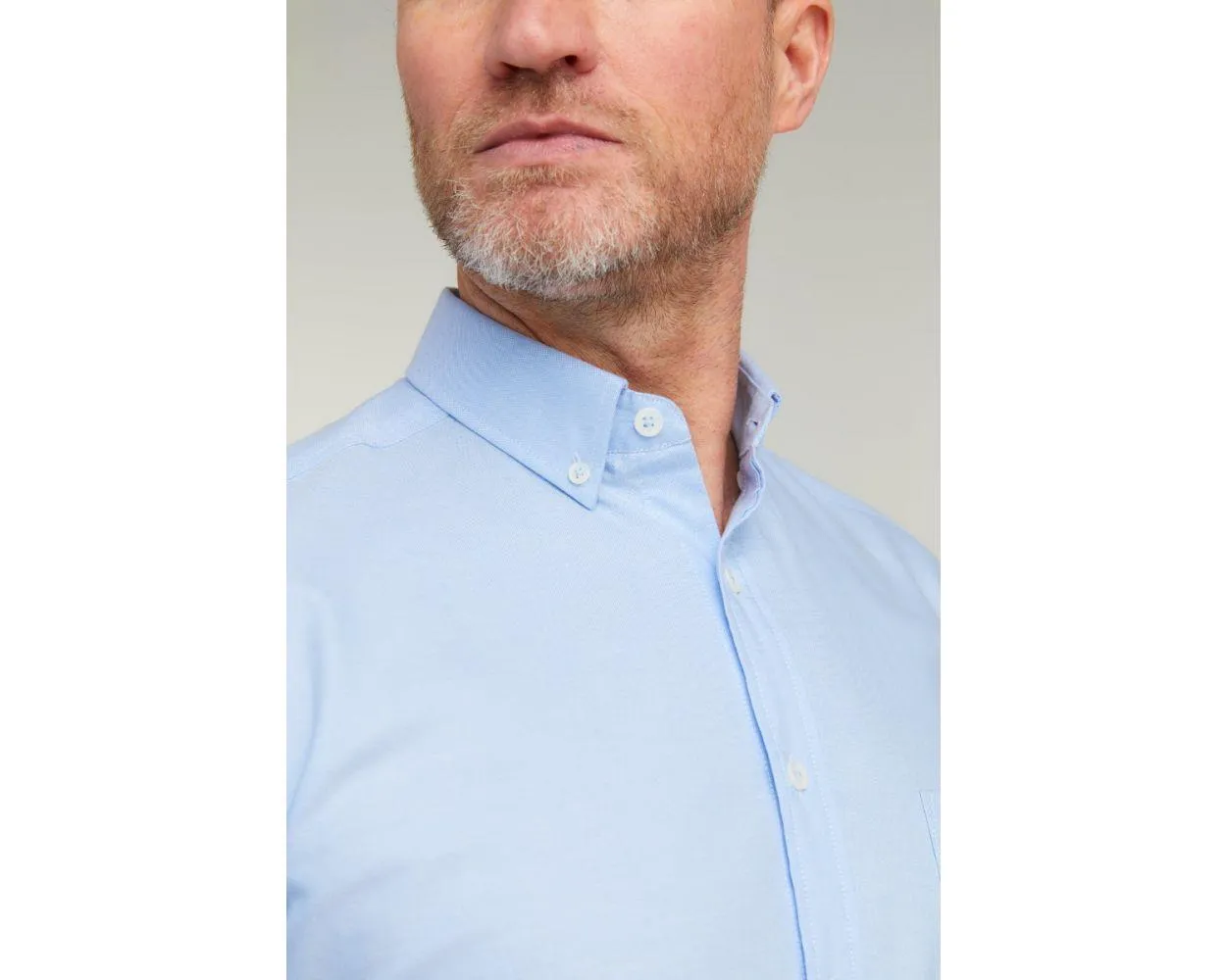 Double Two Men's Plus Size Oxford Casual Shirt in 3 Colour Options 2XL to 5XL (DTLS1109)