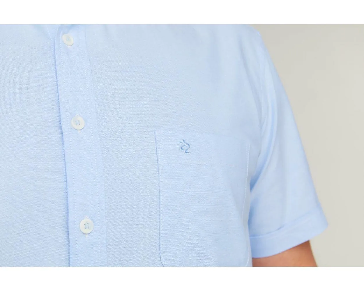 Double Two Men's Plus Size Oxford Casual Shirt in 3 Colour Options 2XL to 5XL (DTLS1109)