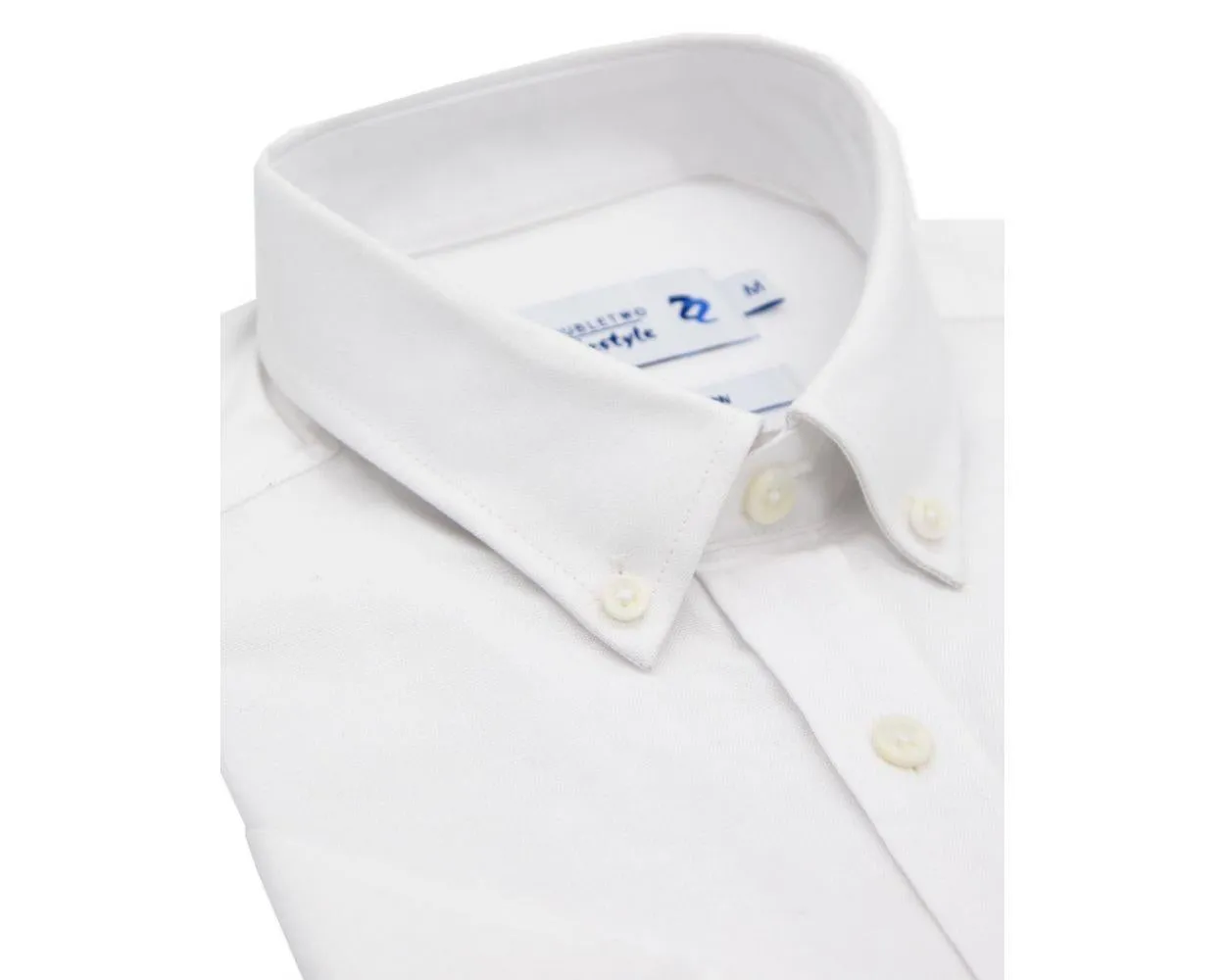 Double Two Men's Plus Size Oxford Casual Shirt in 3 Colour Options 2XL to 5XL (DTLS1109)