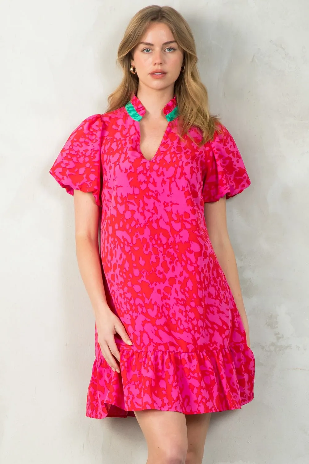Everlong Color Contrasting Dress-THML