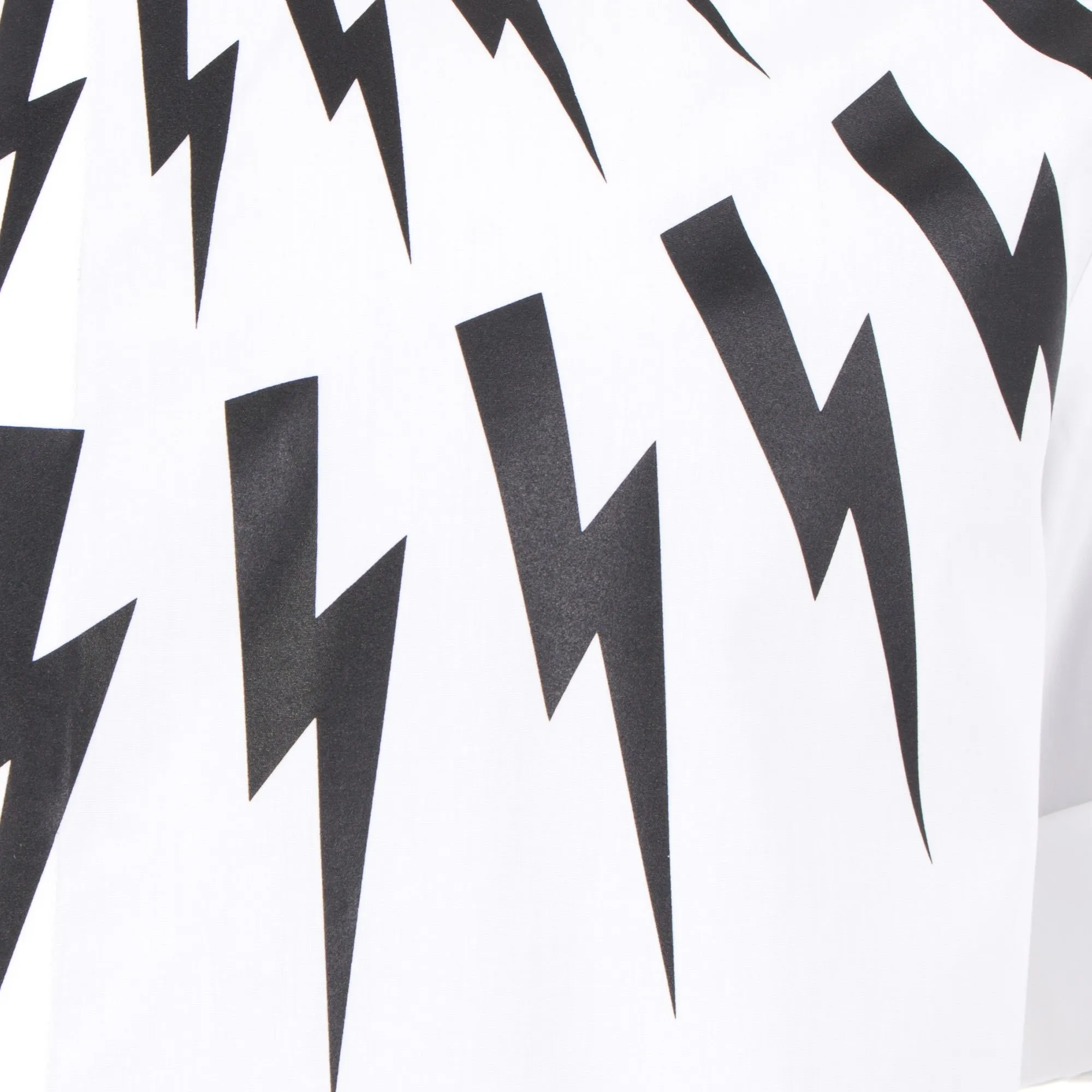 Fair-Isle Thunderbolt Popeline Shirt