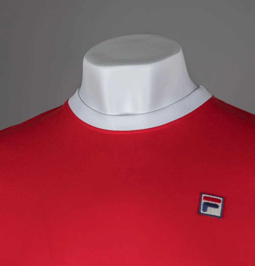 Fila Vintage Marconi Ringer T-Shirt Fila Red/White
