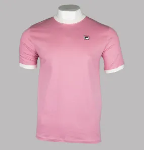 Fila Vintage Marconi Ringer T-Shirt Foxglove/Egret