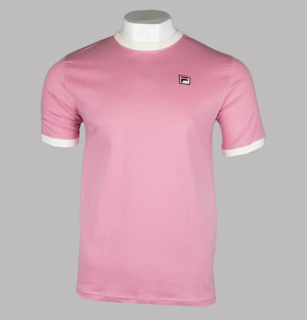 Fila Vintage Marconi Ringer T-Shirt Foxglove/Egret