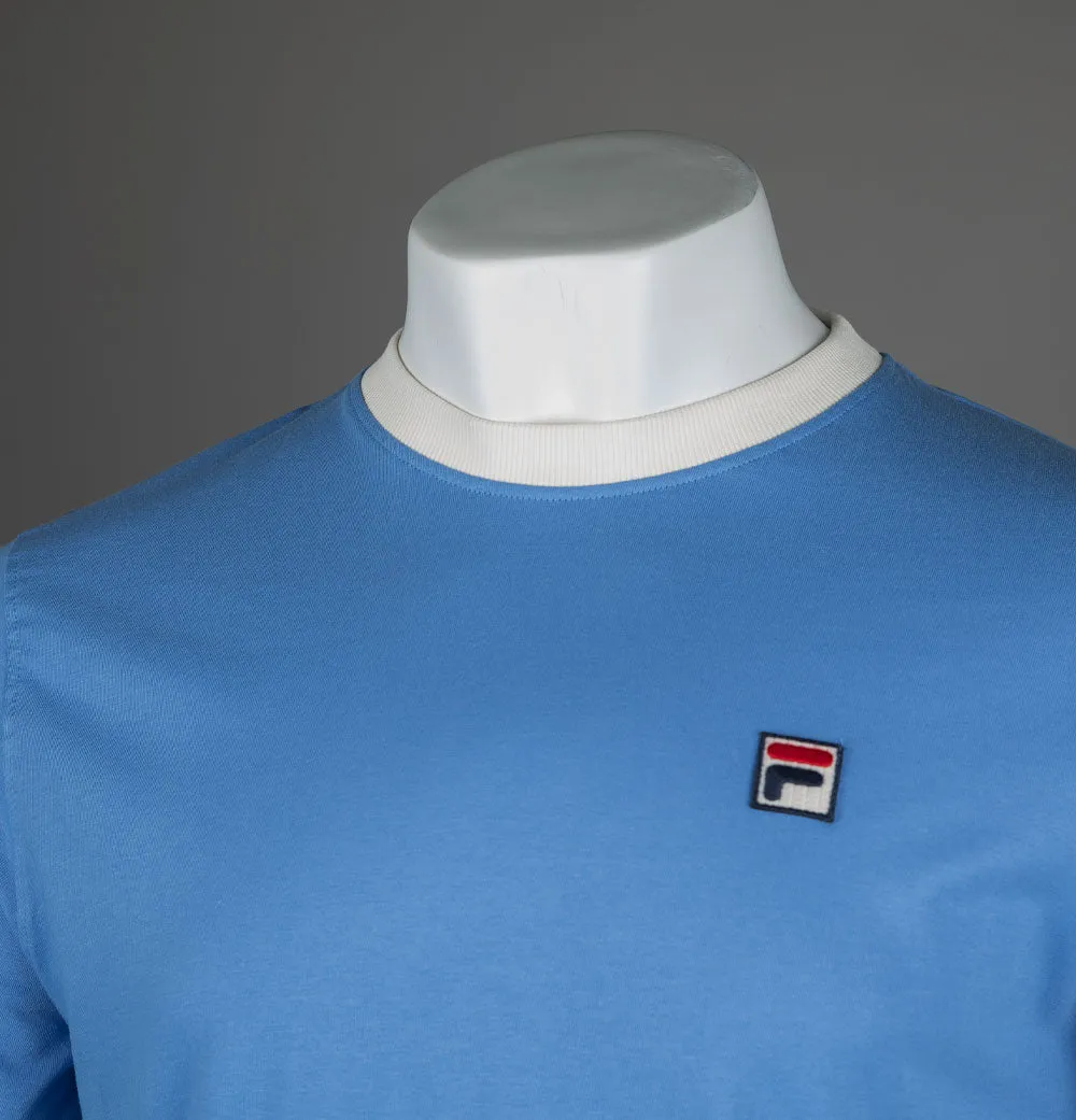 Fila Vintage Marconi Ringer T-Shirt Regatta Blue/Gardenia