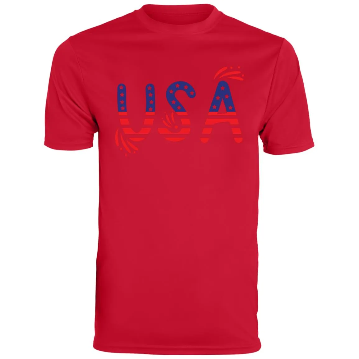 Flag USA CLOSEOUT - 791 Youth Moisture-Wicking Tee