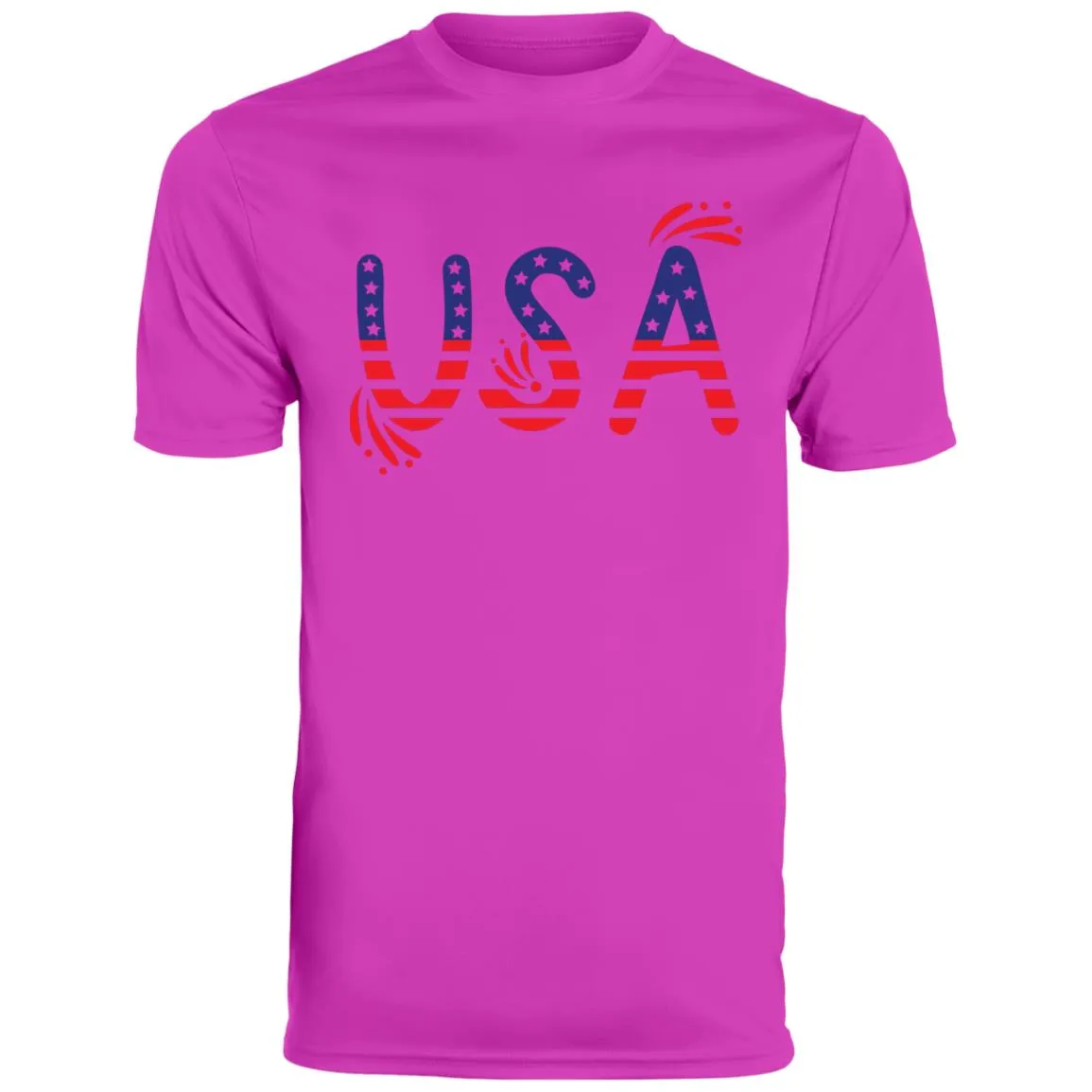 Flag USA CLOSEOUT - 791 Youth Moisture-Wicking Tee